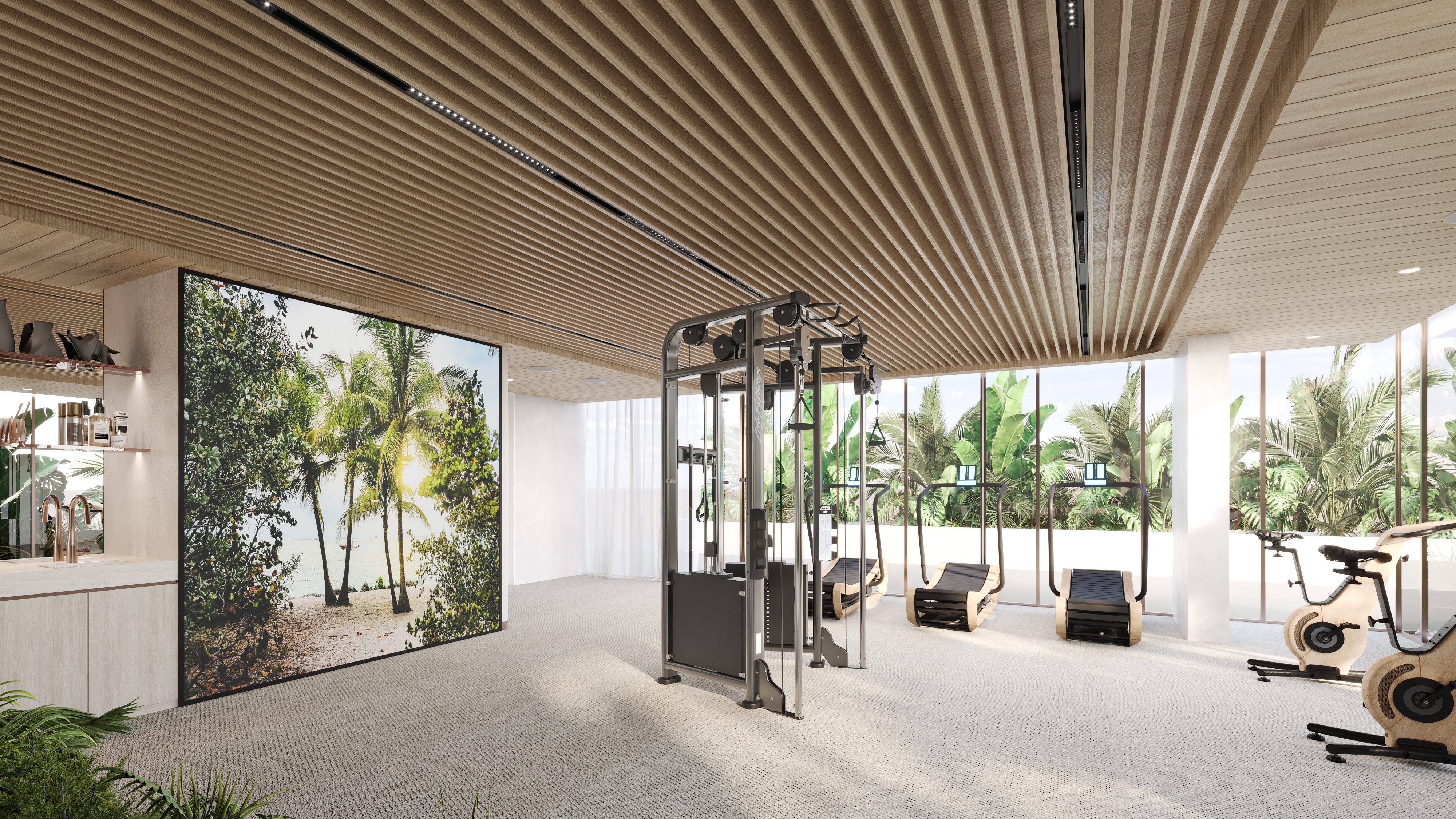 Hotel gymnasium