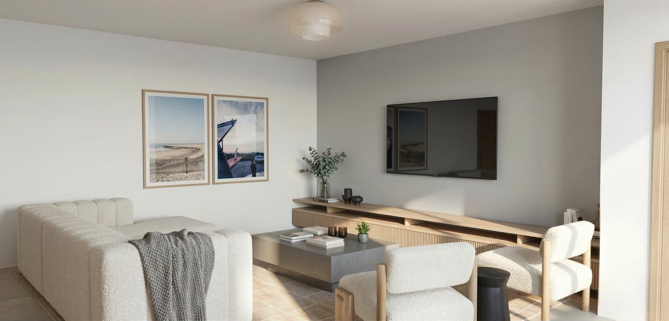 Family and media room