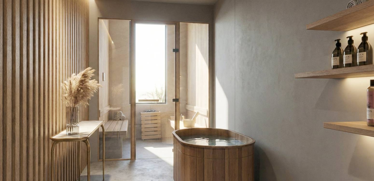 Spa and cold plunge